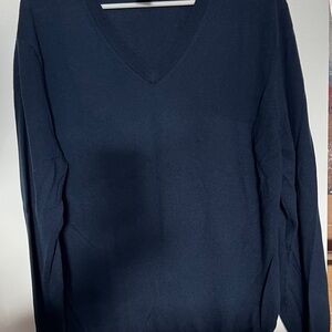 Jos. A. Bank Navy V-Neck Sweater